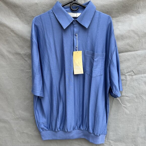 Palmland Other - NWT Vintage Classics By Palmland Blue Polo Shirt Mens Size XL Collared